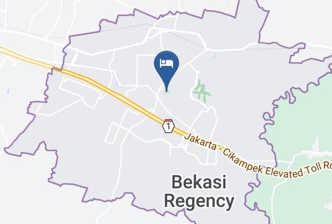 Bekasi Regency - Favehotel Jababeka Cikarang Maps