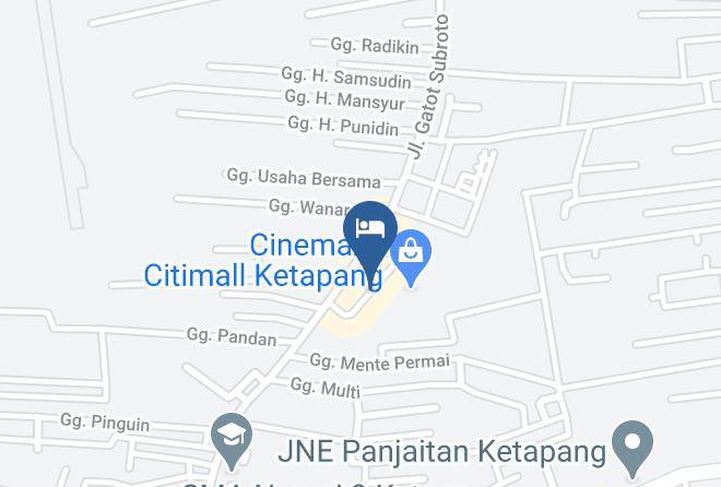 Ketapang Regency - Favehotel Ketapang Maps