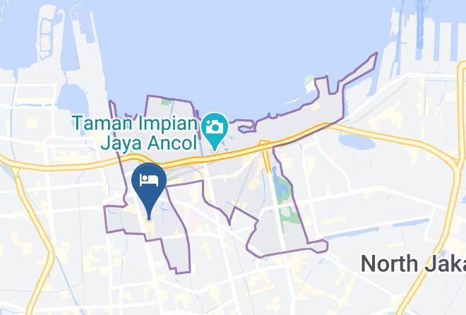 West Jakarta - Favehotel Ltc Glodok Maps