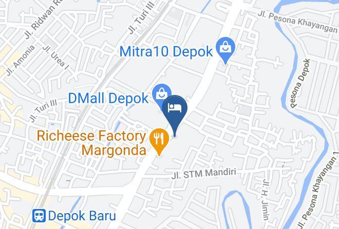 Depok - Favehotel Margonda Depok Maps