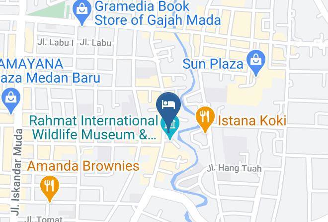 Kota Medan - Favehotel S Parman Medan Maps
