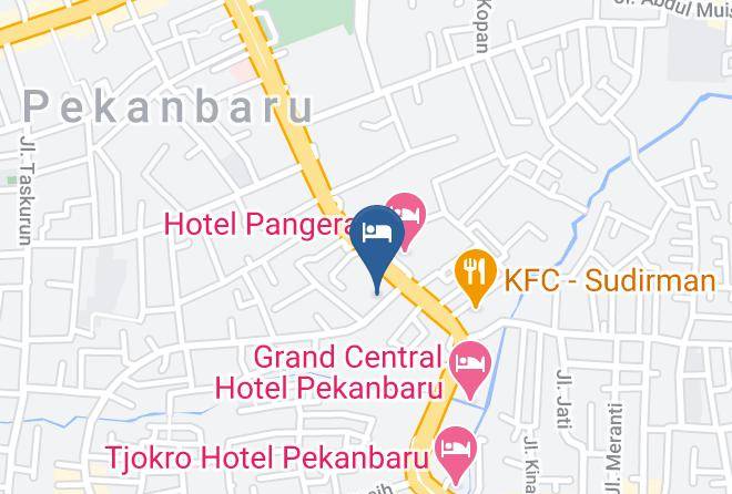 Favehotel Pekanbaru Map