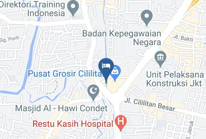 Jakarta Timur - Favehotel Pgc Cililitan Maps