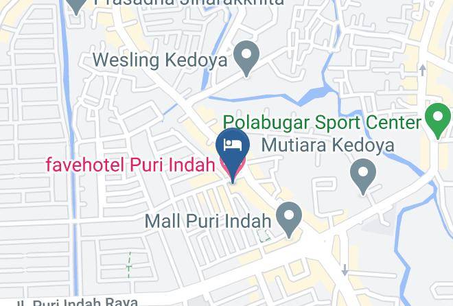 West Jakarta - Favehotel Puri Indah Maps