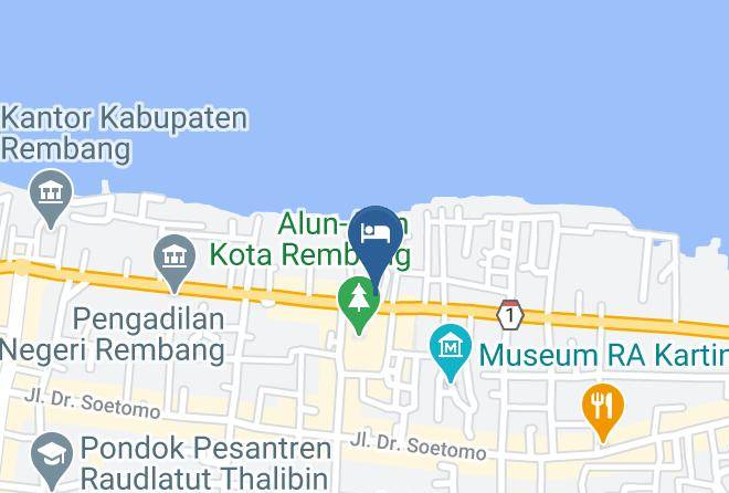 Rembang Regency - Favehotel Rembang Maps