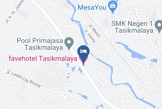 Kota Tasikmalaya - Favehotel Tasikmalaya Maps