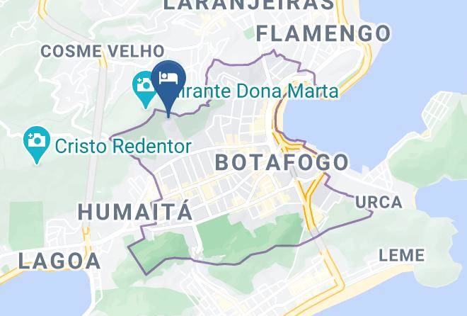 Rio De Janeiro Laranjeiras - Favela Tour Santa Marta Maps