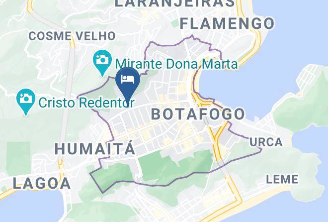Rio De Janeiro Botafogo - Favela Top Tour Maps