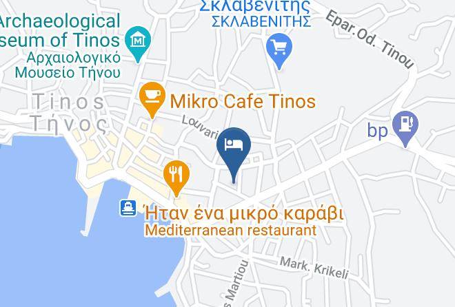 Tinos - Favie Suzanne Hotel Maps
