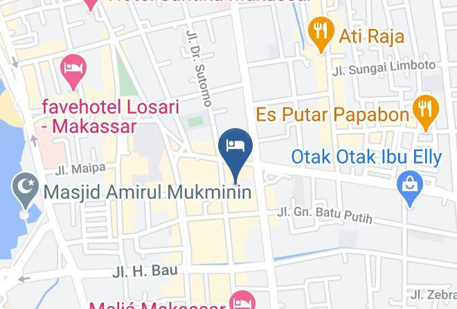 Makassar - Favor Hotel Maps