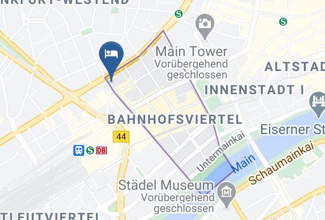 Frankfurt Am Main - The Domicil Hotel Frankfurt Maps