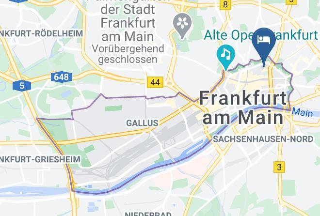 Hotel Scala Frankfurt City Centre Map
