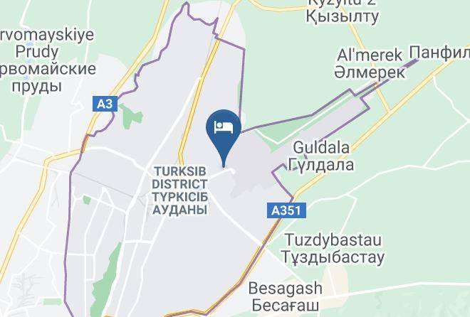 Almaty City - Favorite Hotel Maps