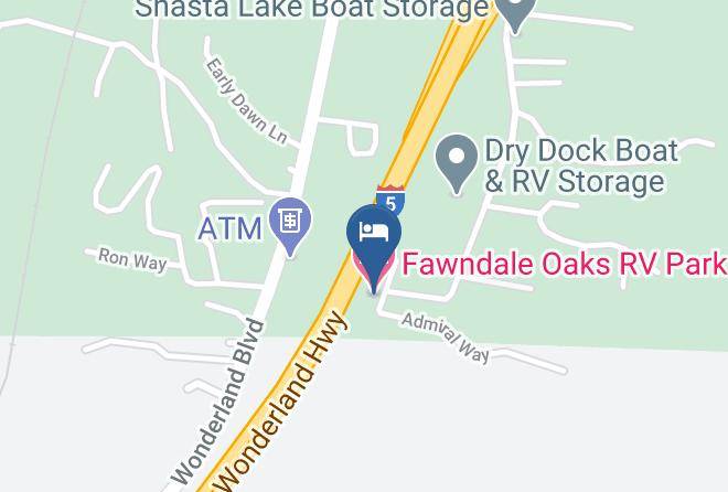 Shasta - Fawndale Oaks Rv Park Maps