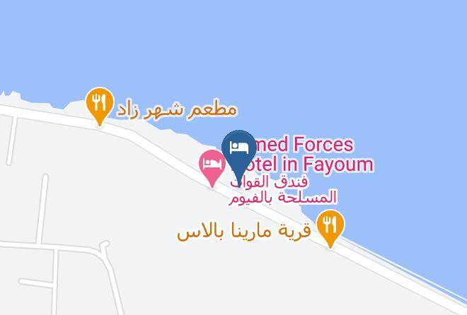 Snors - Fayoum Hotel Armed Forces Maps