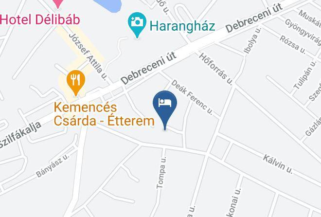Hajduszoboszlo - Fazekas Vendeghaz Maps