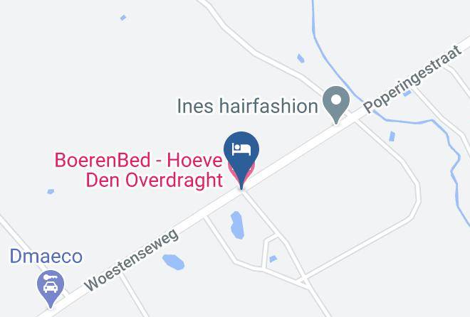 West Flanders - Feather Down Hoeve Den Overdraght Maps