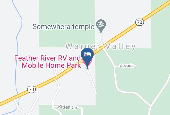 Plumas - Feather River Rv And Mobile Home Park Maps