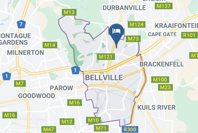 City Of Cape Town - Feathers Lodge Boutique Hotel Maps