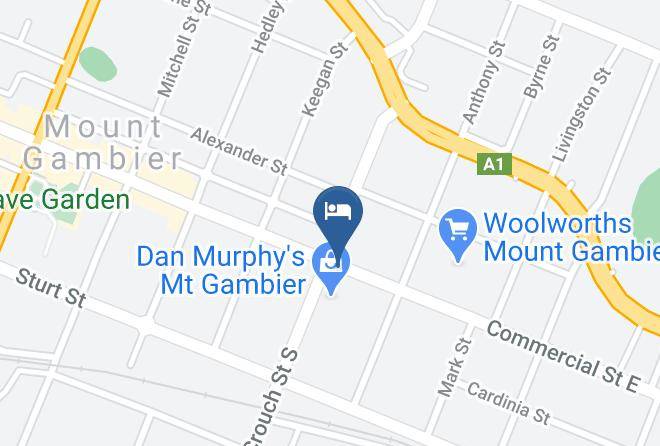 Mount Gambier - Federal Hotel Mount Gambier Maps