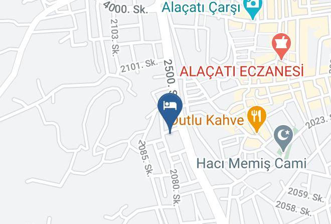 Cesme - Fedora Butik Otel Maps