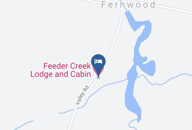 Oswego - Feeder Creek Lodge And Cabin Maps
