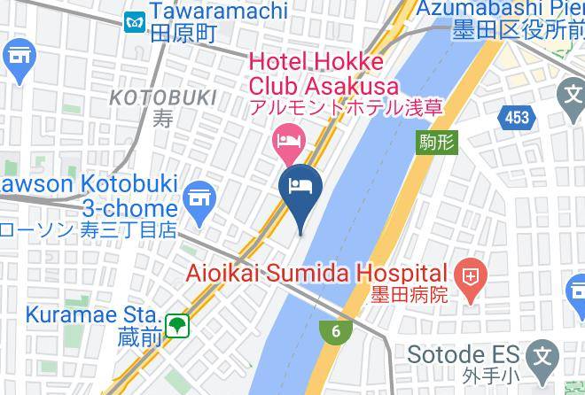 Taito Ward - Feel Asakusa Hotel Maps