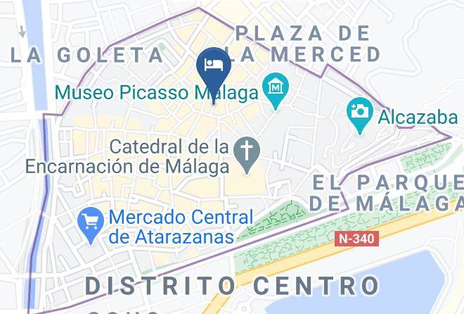 Malaga - Feel Hostels City Center Maps