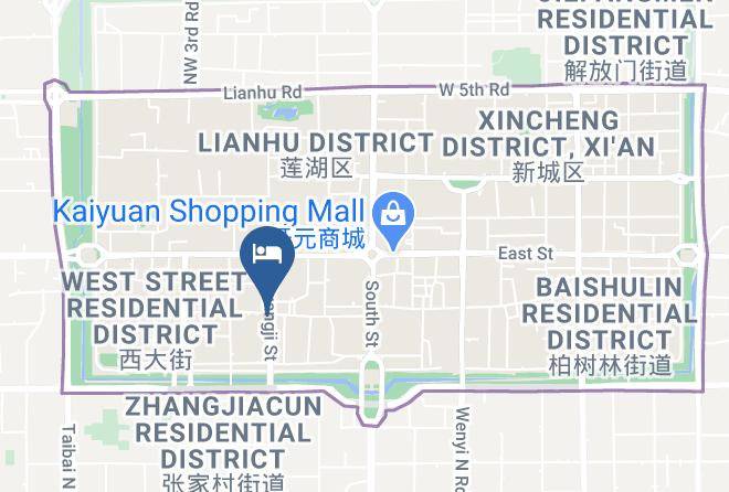 Xi An - Feeling Hotel Bell Tower Maps
