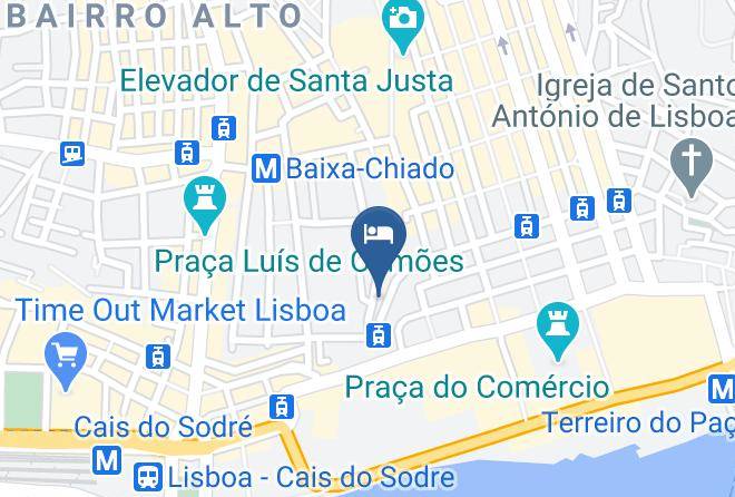 Lisbon - Feels Like Home Chiado Prime Suites Maps
