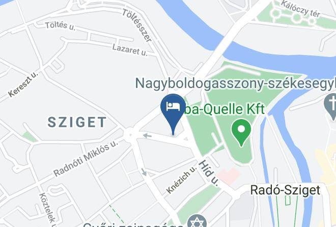 Gyor - Feher Hajo Panzio Maps