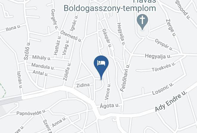 Pecs - Feherhaz Alkalmi Szallo Maps