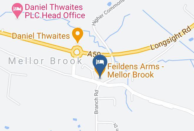 Lancs - Feildens Arms Mellor Brook Maps