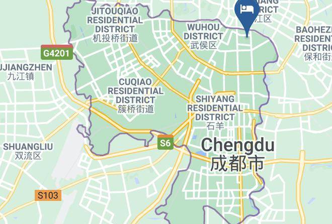 Chengdu - Feitian Hotel Maps