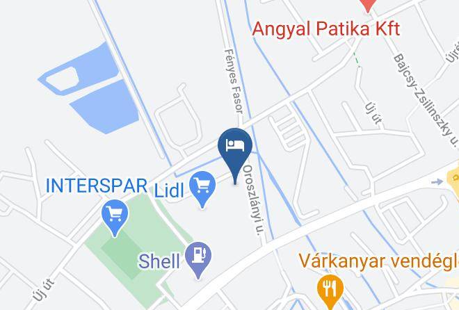 Tata District - Fekete Macska Panzio Maps