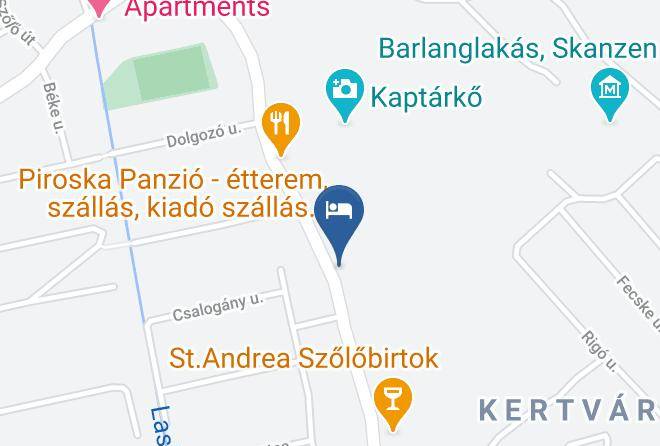 Egerszalok - Fekete Rigo Vendeghaz Maps
