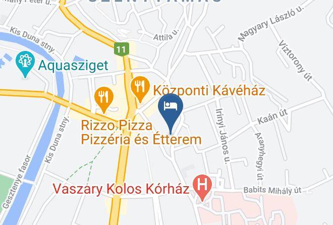 Esztergom - Fekete Sas Motel Maps
