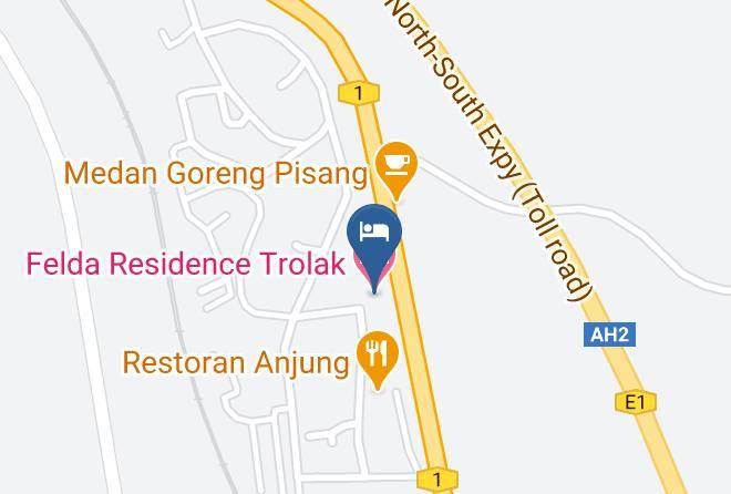 Batang Padang District - Felda Residence Trolak Maps