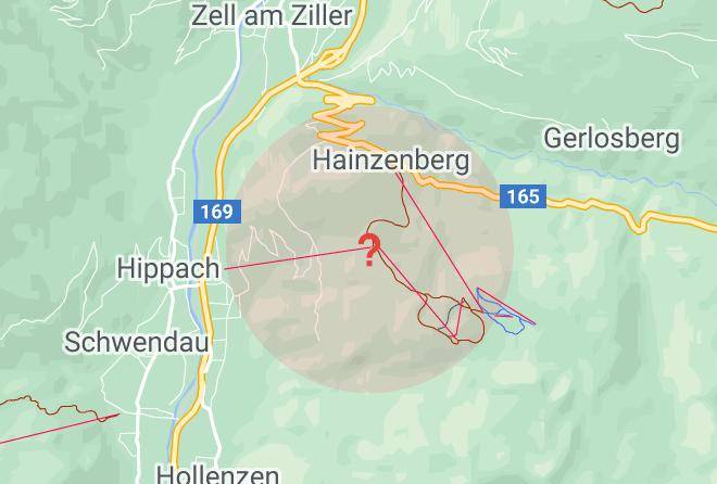 Schwaz - Feldlhuette Maps