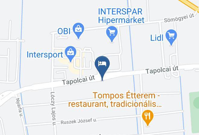 Keszthely - Felho Vendeghaz Maps
