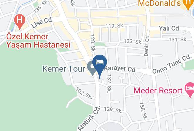 Kemer - Felice Hotel Maps