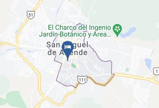 San Miguel De Allende - Feliciana Hotel Maps