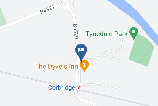 Northumberland - Fellcroft Bed And Breakfast Maps