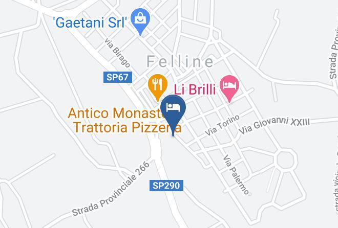 Felline In B&b Dimora Di Charme Nel Salento Mapa - Apulia - Lecce