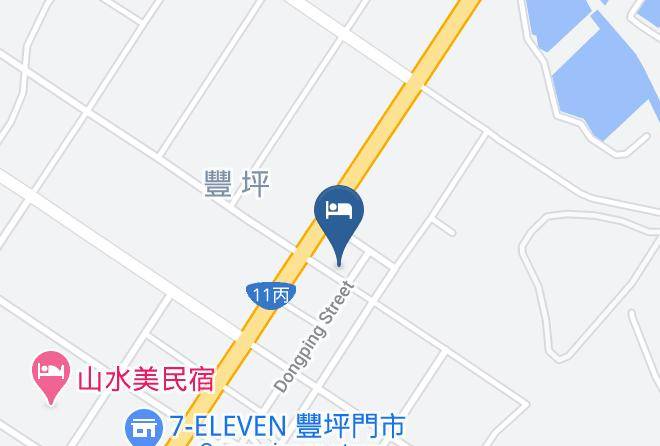 Fen Ping Villa Mapa - Taiwan - Hualiennty