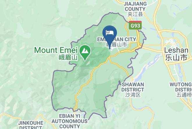 Leshan - Feng Yuan Hotel Maps
