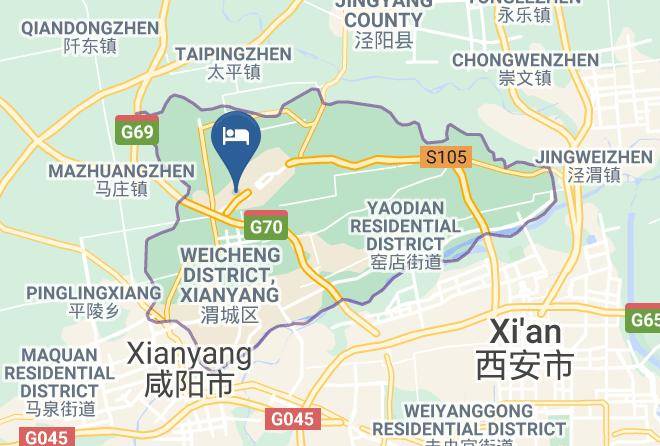 Xianyang - Fengguang Express Hotel Maps