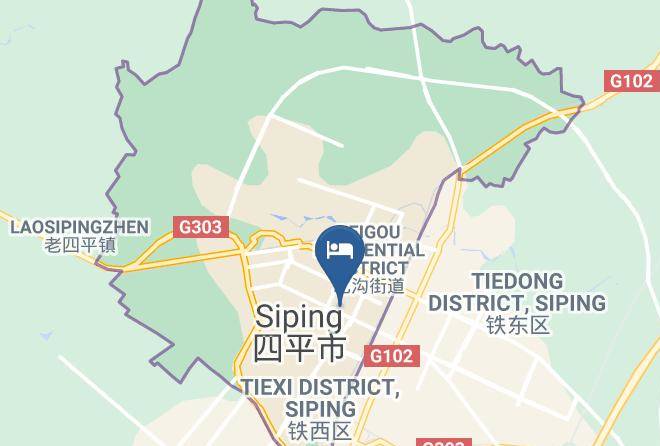 Siping - Fenghong Hotel Maps