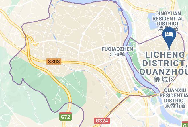 Quanzhou - Fenghua Hotel Maps