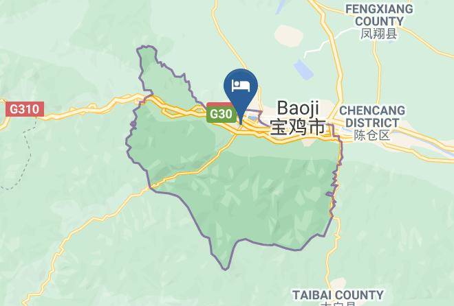 Baoji - Fenghuo Hotel Maps